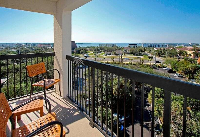 חדר סטנדרט עם מרפסת, Courtyard By Marriott Cocoa Beach Cape Canaveral
