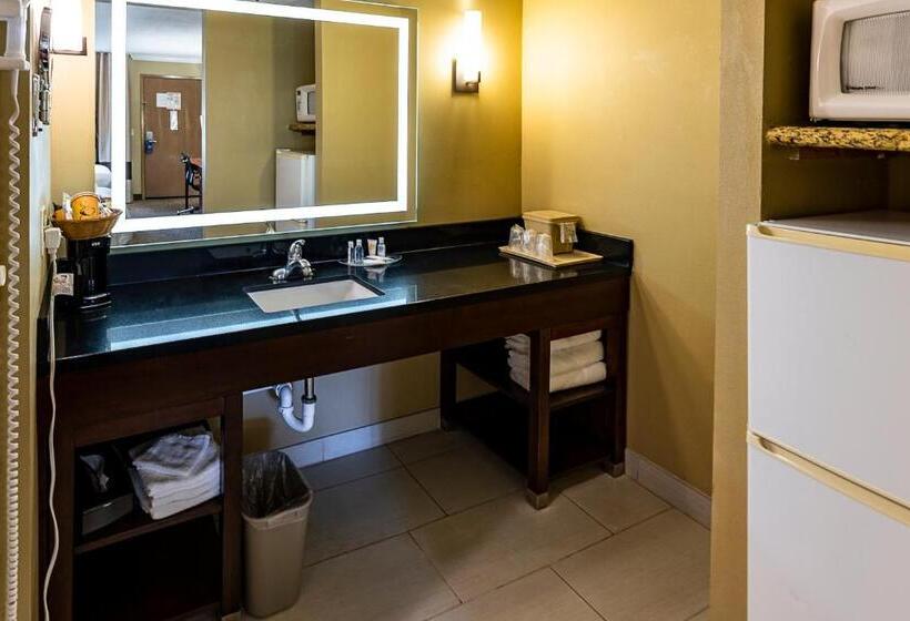 适合残疾人士使用的带超级大床的标准间, Hyland Inn Near Pasadena Civic Center