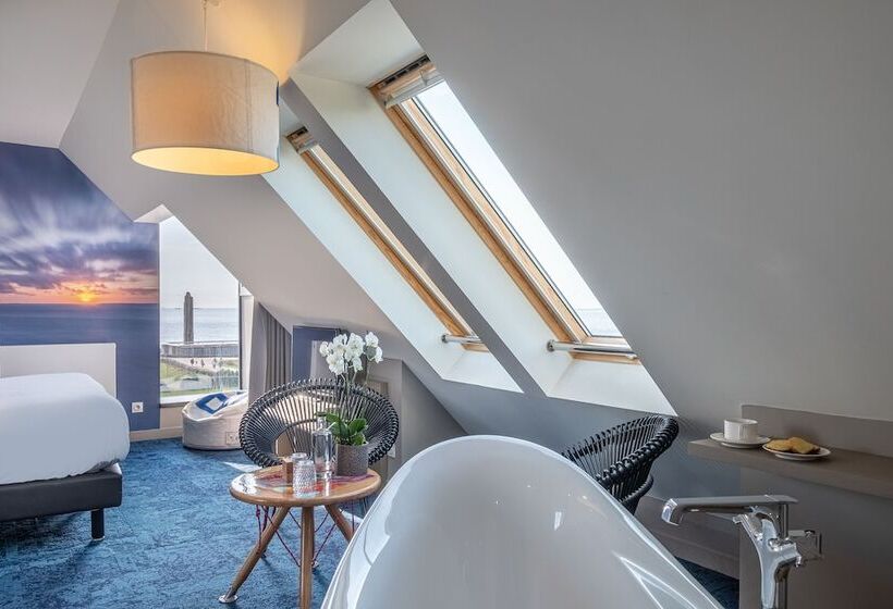 Номер Deluxe Вид на Море, Hostellerie De La Pointe Saint Mathieu   Spa & Restaurant