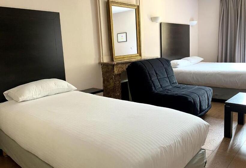اتاق استاندارد چهار تخته, Logis Hôtel Des Deux Forts