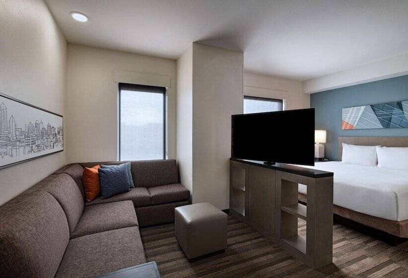 带四张床的标准工作室, Hyatt House Carlsbad