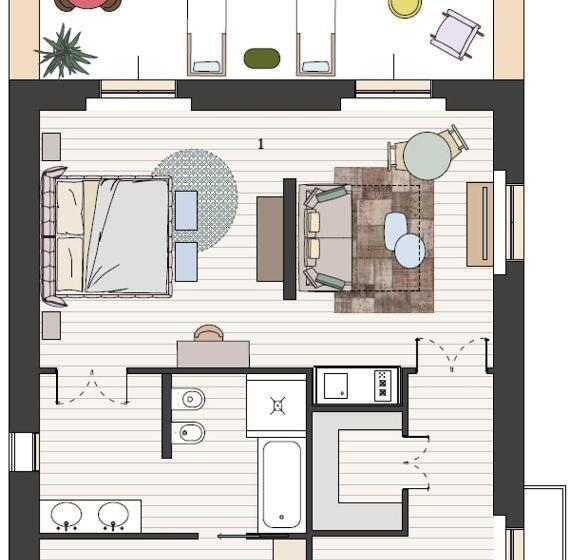 Люкс с Террасой, Casarealia