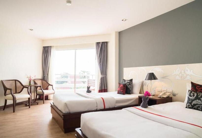 Quarto Superior Vista Mar Lateral, Grand Jomtien Palace Hotel   Sha Extra Plus
