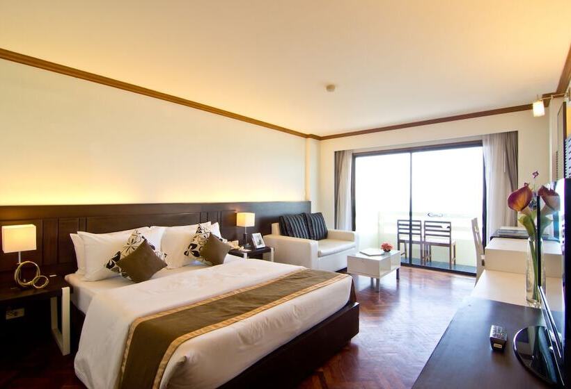 Quarto Deluxe Vista Mar, Grand Jomtien Palace Hotel   Sha Extra Plus