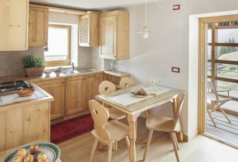 １ベッドルームアパートメント, Albergo Diffuso Sauris In Lateis