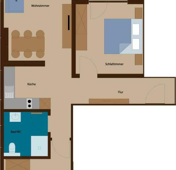 Апартаменты 1 Спальня, Rössle Appartements