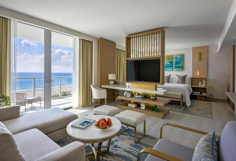 주니어 스위트 킹사이즈 침대, Amrit Ocean Resort & Residences Singer Island