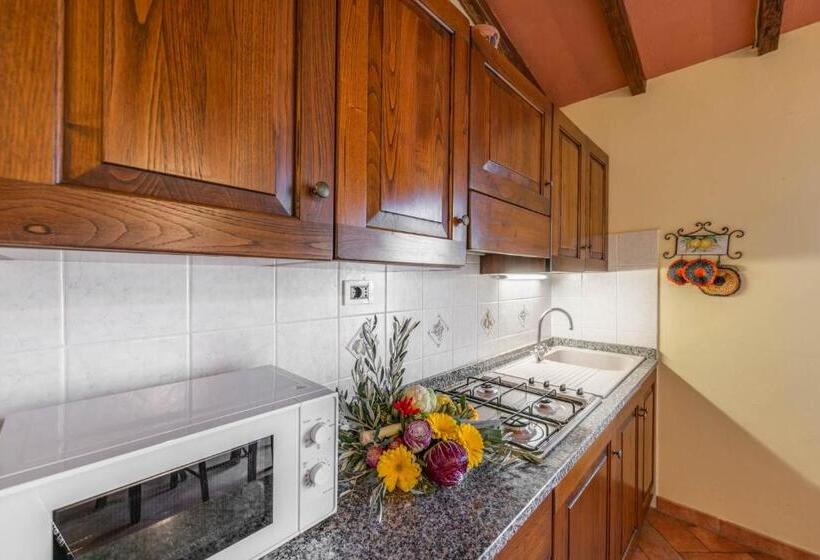 Апартаменты 1 Спальня с Террасой, Podere Casanova