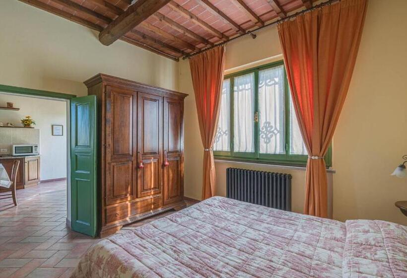 Апартаменты 1 Спальня Вид на Сад, Podere Casanova