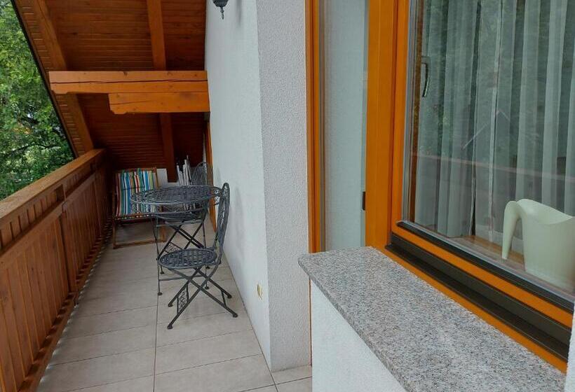 Standard Room with Balcony, Apartments And Rooms Martuljk