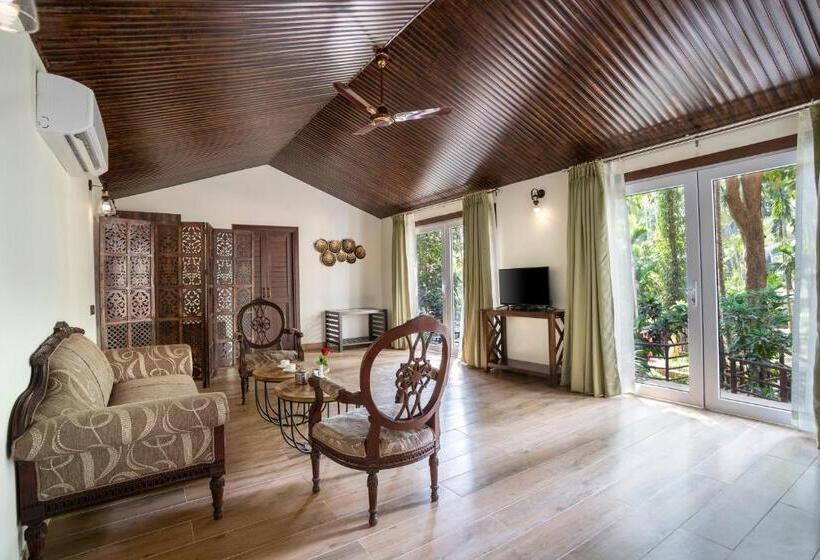سوییت با چشم‌انداز باغ, Stone Wood Nature Resort, Gokarna