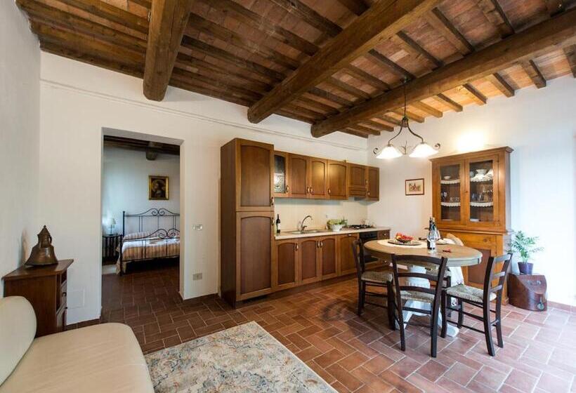 Апартаменты 1 Спальня с Террасой, Agriturismo I Moricci