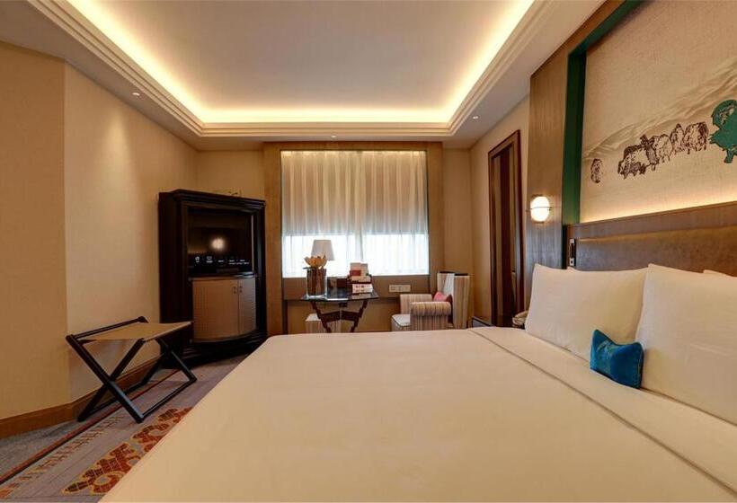 اتاق لوکس با تخت بزرگ, Chengdu Tibetan Hotel Free Welcome Tibetan Tea