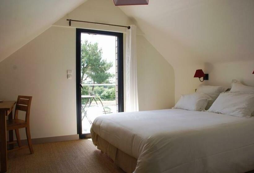 اتاق استاندارد با چشم‌انداز استخر, Villa Mané Lann Maison D Hôtes & Spa