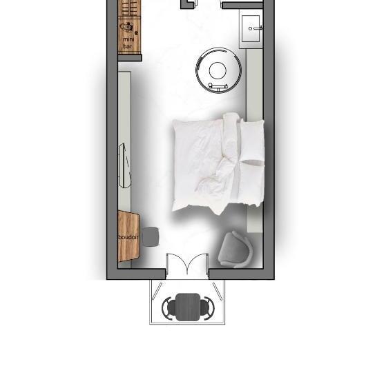 パノラミックビュースタンダードルーム, Myconian Ambassador Relais & Chateaux