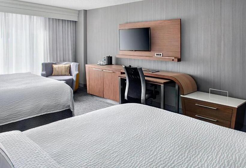 اتاق استاندارد با 2 تخت دوبل, Courtyard Charlotte City Center