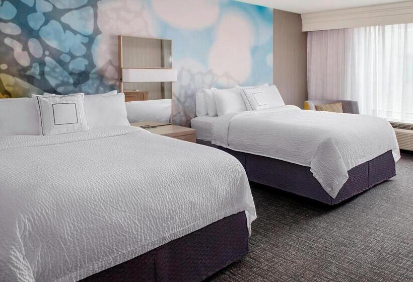 اتاق استاندارد با 2 تخت دوبل, Courtyard Charlotte City Center