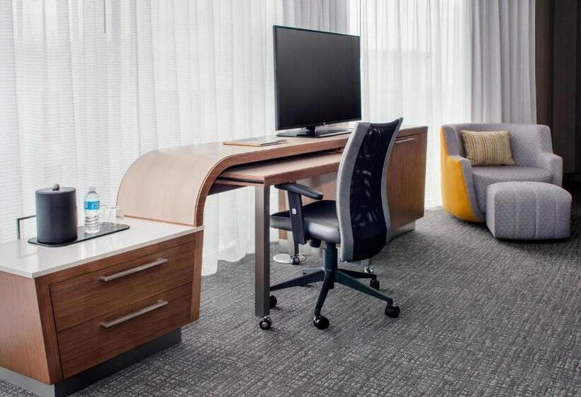 اتاق لوکس با تخت بزرگ, Courtyard Charlotte City Center