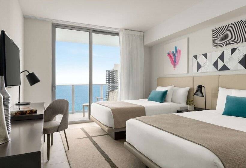 Апартаменты Пентхаус 2 Спальни, Hyde Beach House Hollywood Private Suites