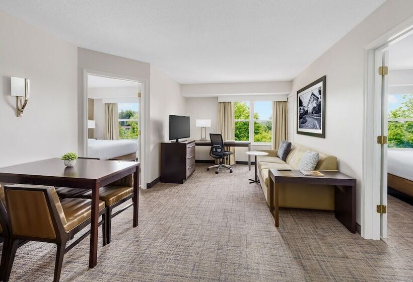 Люкс 2 Спальни, Residence Inn Boston Franklin