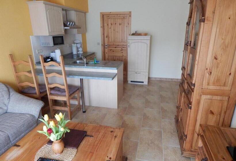 Апартаменты 1 Спальня Вид на Сад, Pension + Apartments Tor Zum Spreewald