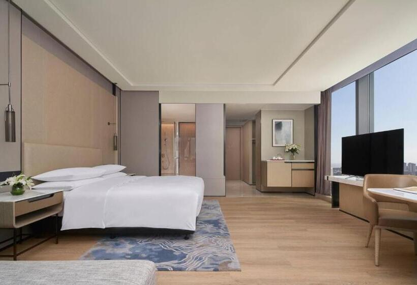 キングサイズベッドのスーペリアルーム, Fuzhou Marriott Hotel Riverside
