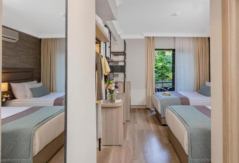 اتاق استاندارد با چشم‌انداز باغ, Pırıl Hotel Thermal&beauty Spa