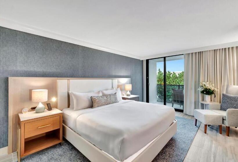 带大床的标准间, Tideline Palm Beach Ocean Resort And Spa