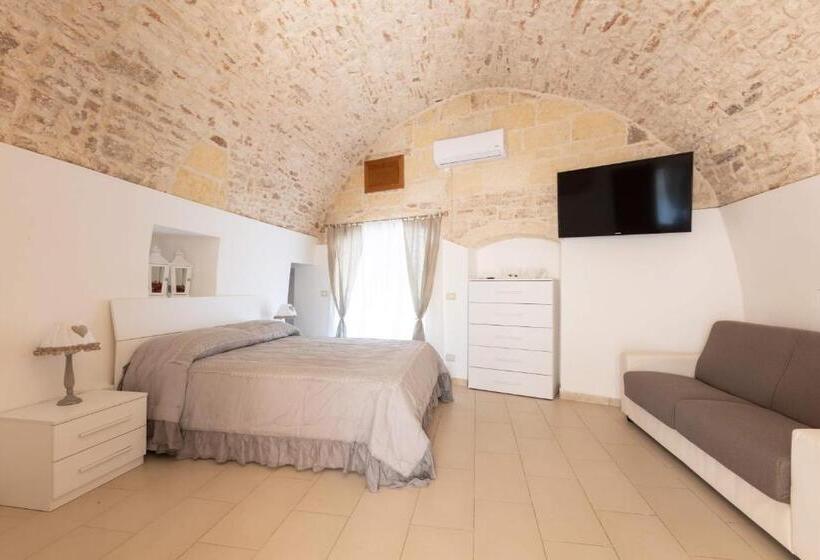 חדר לארבעה סטנדרטי עם נוף לגינה, B&b La Finestra Sui Giardini