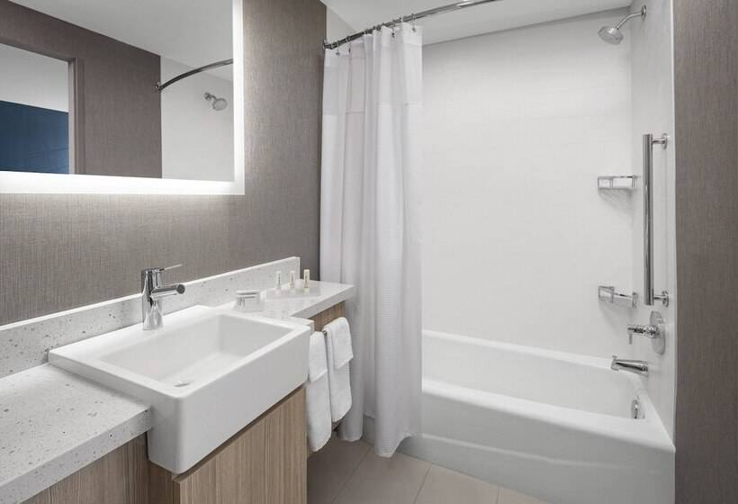 스탠다드 스튜디오 더블 침대, Springhill Suites By Marriott East Rutherford Meadowlands Carlstadt