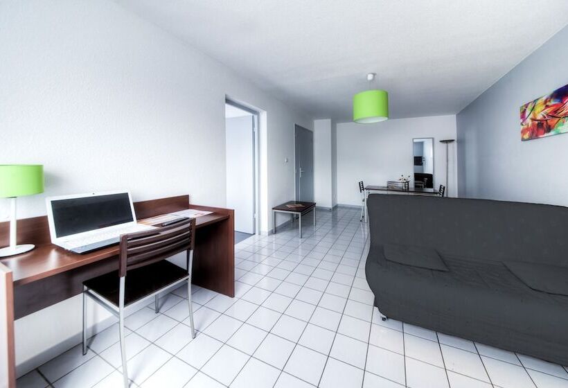 Апартаменты 1 Спальня, Comfort Aparthotel Besancon La City