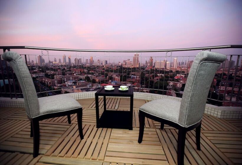 דירת אקזקיוטיב 2 חדרים, Somerset Olympic Tower Tianjin