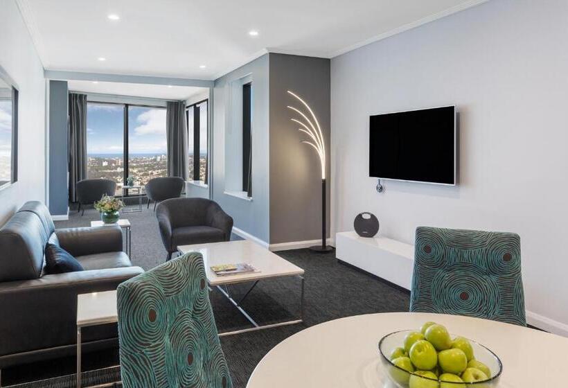 2 베드룸 디럭스 스위트, Meriton Suites World Tower, Sydney