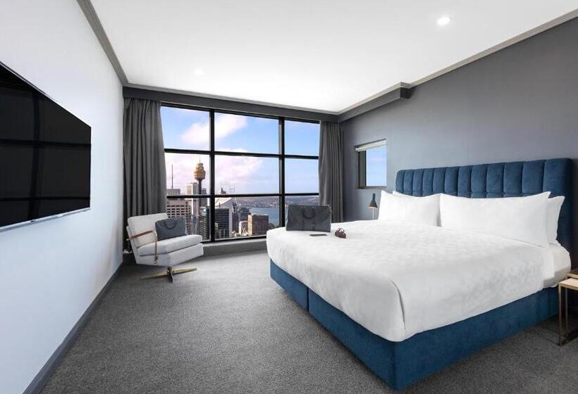 1침실 펜트하우스 아파트, Meriton Suites World Tower, Sydney