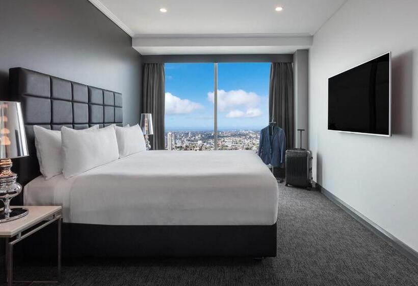 침실 2개 스위트, Meriton Suites World Tower, Sydney