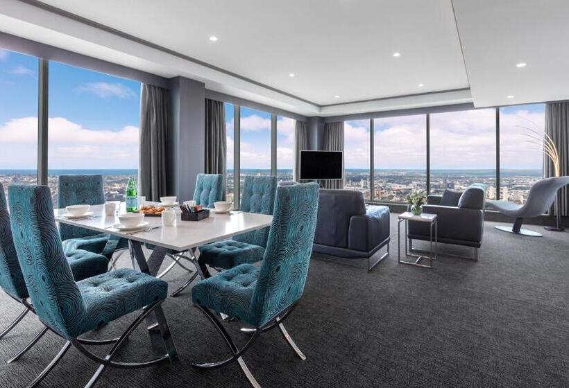 침실 2개 스위트, Meriton Suites World Tower, Sydney