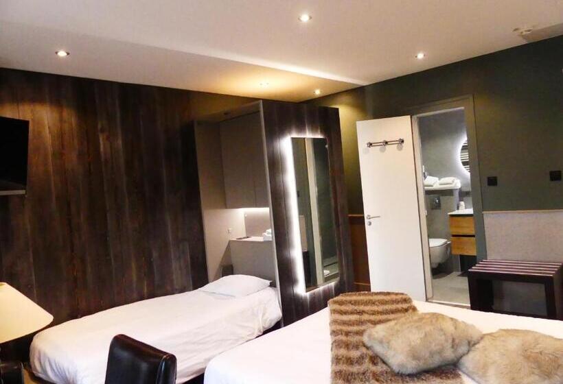 اتاق راحتی سه تخته, Logis Hotel Des Bains