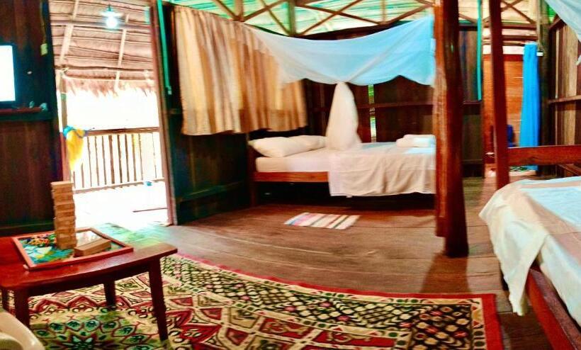 Quarto Quádruplo Clássico, Bungalow In The Jungle  Ecolodge Huitoto