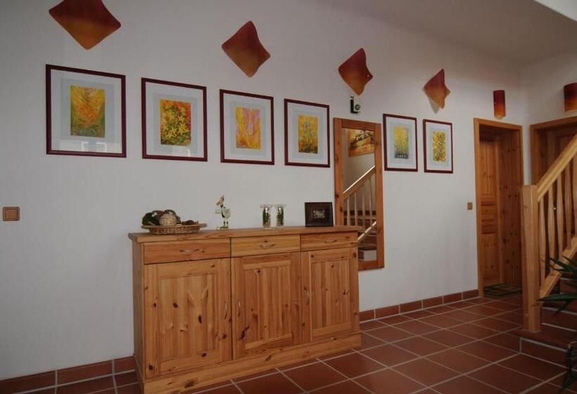 标准间带阳台, ökopension Villa Weissig