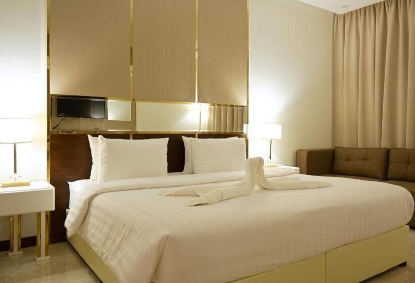 带大床的豪华间, Sela Hotel فندق صلة