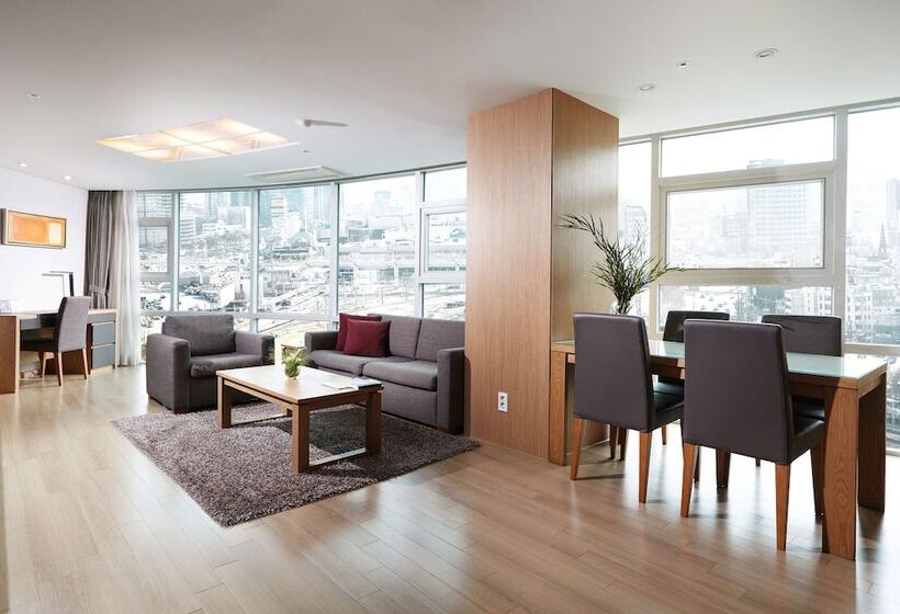 Апартаменты Deluxe 2 Спальни, Fraser Place Central Seoul