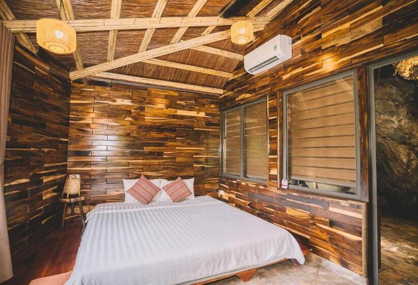 اتاق استاندارد با تخت بزرگ, Trang An Ecolodge