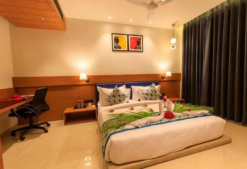 اتاق استاندارد با تخت بزرگ, Lords Eco Inn Jamnagar - Apple Gate