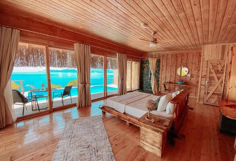 بانگلوی استاندارد با چشم‌انداز دریا, Heaven Resort Faralya