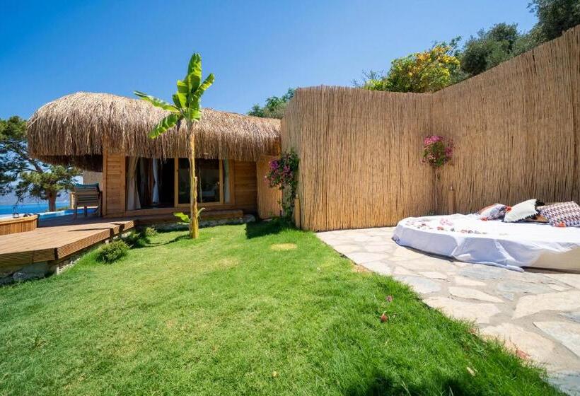 بانگلوی استاندارد با چشم‌انداز دریا, Heaven Resort Faralya