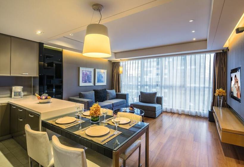 Апартаменты Премиум 1 Спальня, Ascott Raffles City Beijing