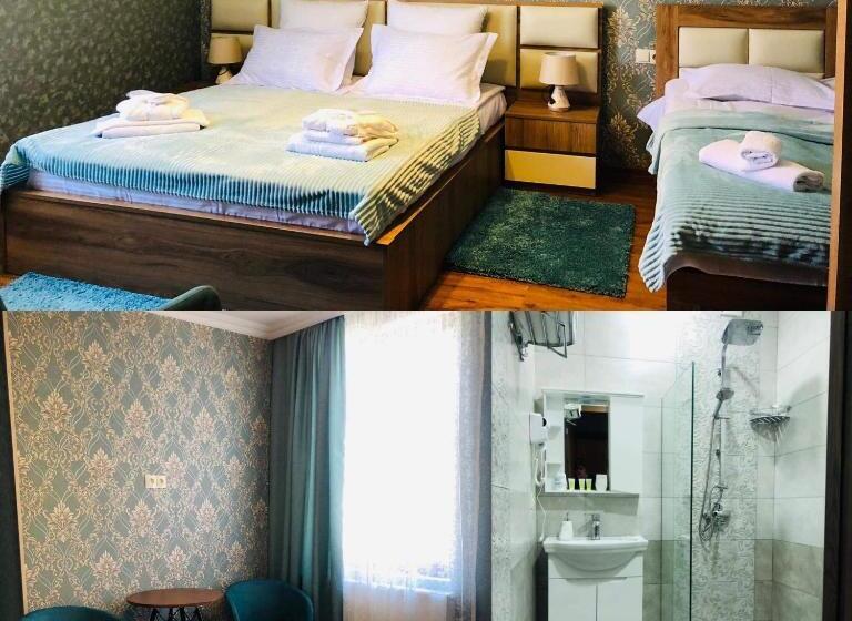 اتاق استاندارد سه تخته با چشم‌انداز باغ, Golden Star Kazbegi