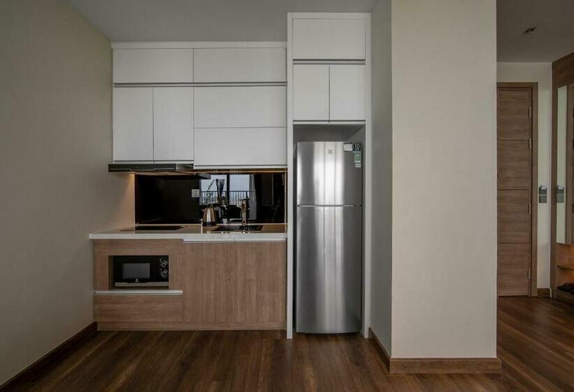 اتاق خانوادگی با چشم‌انداز دریا, Flamingos Cat Ba Resort Apartment