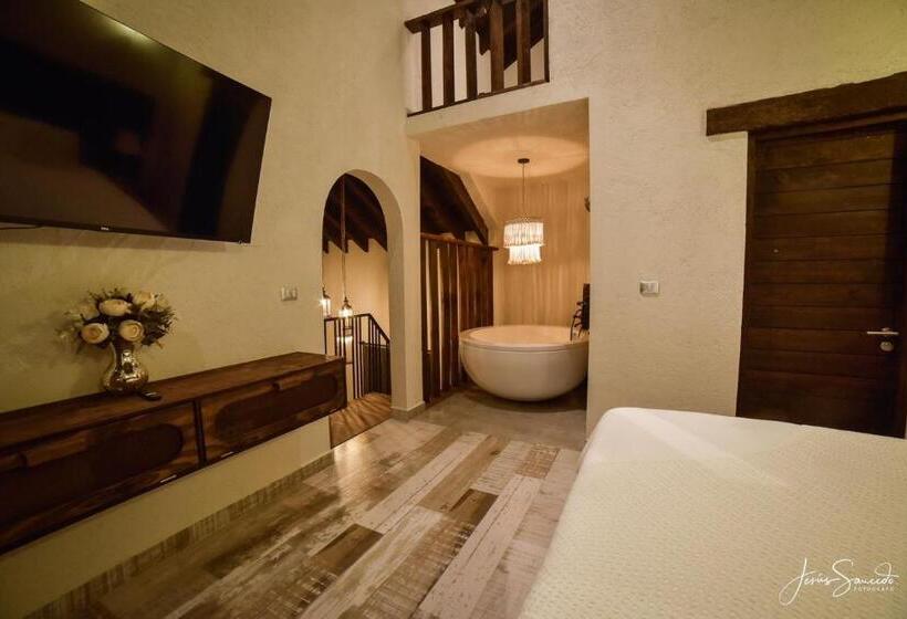 带按摩浴盆的套房, Suites Campestres Montebello
