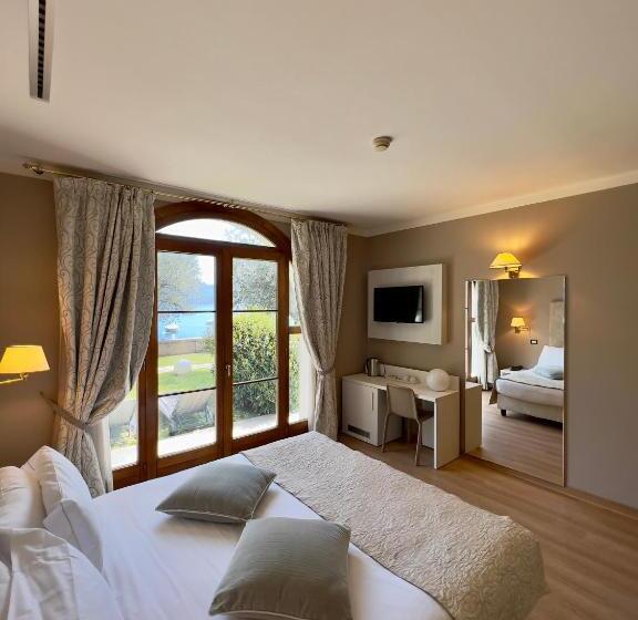 اتاق لوکس با چشم‌انداز دریاچه, Villa Maria Au Lac   Estella Hotels Italia